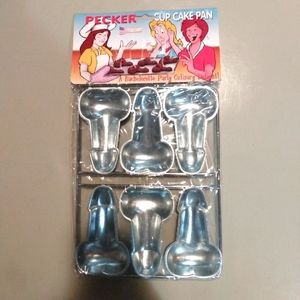 Brand new pecker cup cake pan